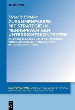 Cover Zusammenfassen mit Strategie in mehrsprachigen Unterrichtskontexten (eBook, PDF)