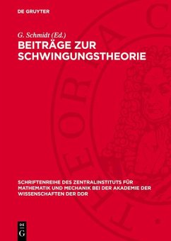 Beiträge zur Schwingungstheorie (eBook, PDF) Cover Beiträge zur Schwingungstheorie (eBook, PDF)