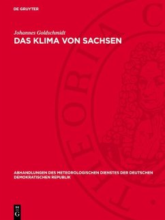 Cover Das Klima von Sachsen (eBook, PDF)