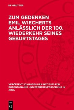 Cover Zum Gedenken Emil Wiecherts anlässlich der 100. Wiederkehr seines Geburtstages (eBook, PDF)