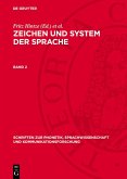 Zeichen und System der Sprache. Band 2 (eBook, PDF)