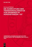 Die Ausrichtung der Transversaleinsätze von Erdbeben in Herddistanzen > 83° (eBook, PDF)