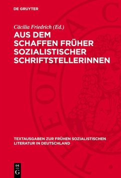 Aus dem Schaffen früher sozialistischer Schriftstellerinnen (eBook, PDF)