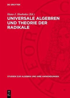 Cover Universale Algebren und Theorie der Radikale (eBook, PDF)
