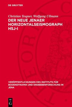 Cover Der neue Jenaer Horizontalseismograph HSJ-I (eBook, PDF)