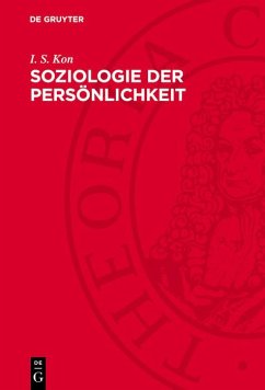 Cover Soziologie der Persönlichkeit (eBook, PDF)