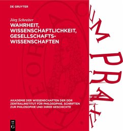 Cover Wahrheit, Wissenschaftlichkeit, Gesellschaftswissenschaften (eBook, PDF)