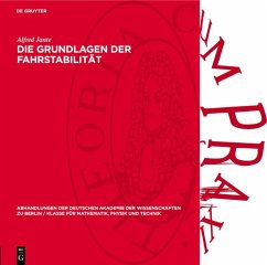 Die Grundlagen der Fahrstabilität (eBook, PDF) - Jante, Alfred