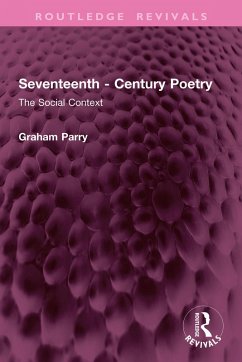 Seventeenth - Century Poetry (eBook, ePUB) - Parry, Graham