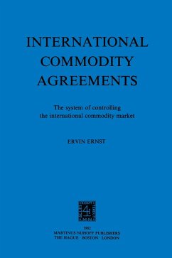 Cover International Commodity Agreements (eBook, PDF)