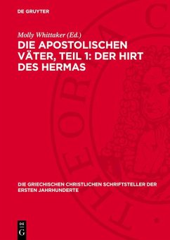 Cover Die apostolischen Väter, Teil 1: Der Hirt des Hermas (eBook, PDF)