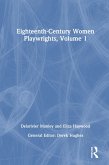 Eighteenth-Century Women Playwrights, vol 1 (eBook, PDF)