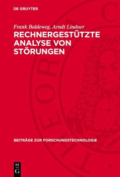Cover Rechnergestützte Analyse von Störungen (eBook, PDF)