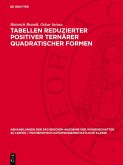 Tabellen reduzierter positiver ternärer quadratischer Formen (eBook, PDF)