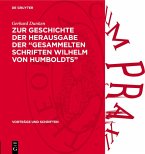 Zur Geschichte der Herausgabe der 