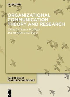 Cover Organizational Communication Theory and Research (eBook, PDF)
