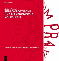 Cover Serbokroatische und Makedonische Volkslyrik (eBook, PDF)