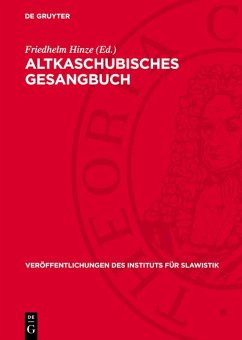 Altkaschubisches Gesangbuch (eBook, PDF)