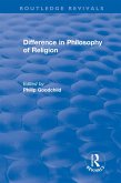 Difference in Philosophy of Religion (eBook, PDF)