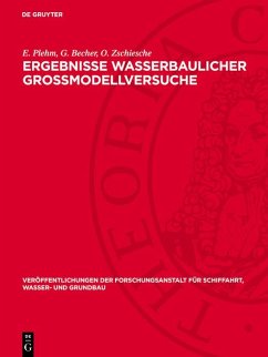 Cover Ergebnisse wasserbaulicher Großmodellversuche (eBook, PDF)