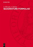 Quadrature Formulae (eBook, PDF) Quadrature Formulae (eBook, PDF)