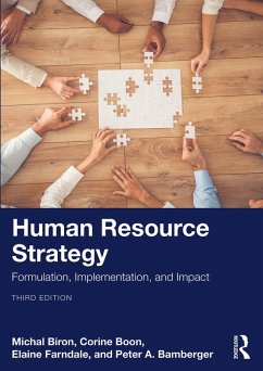 Human Resource Strategy (eBook, PDF) - Biron, Michal; Boon, Corine; Farndale, Elaine; Bamberger, Peter A.