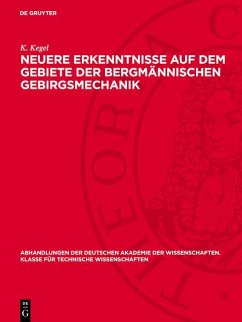 Cover Neuere Erkenntnisse auf dem Gebiete der bergmännischen Gebirgsmechanik (eBook, PDF)