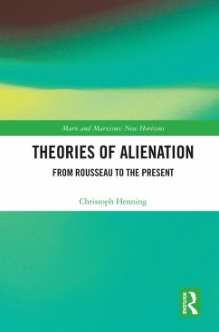 Cover Theories of Alienation (eBook, PDF)