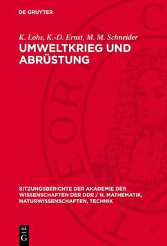 Cover Umweltkrieg und Abrüstung (eBook, PDF)