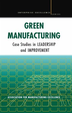 Green Manufacturing (eBook, ePUB) - Ame.