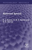 Abnormal Speech (eBook, PDF)