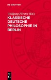 Klassische deutsche Philosophie in Berlin (eBook, PDF)