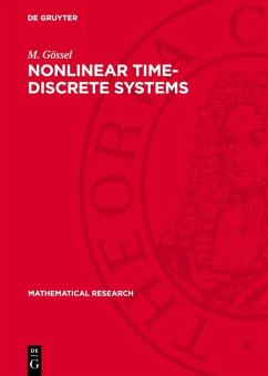 Nonlinear Time-discrete Systems (eBook, PDF) - Gössel, M.