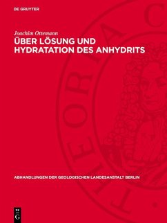 Cover Über Lösung und Hydratation des Anhydrits (eBook, PDF)