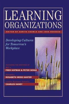 Learning Organizations (eBook, PDF) - Renesch, John; Chawla, Sarita