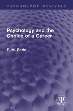 Cover Psychology and the Choice of a Career (eBook, ePUB)