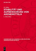 Stabilität und Aufbewahrung von Arzneimitteln (eBook, PDF)