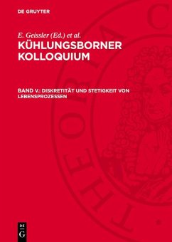 Cover Diskretität und Stetigkeit von Lebensprozessen (eBook, PDF)