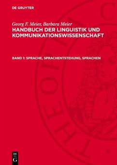 Cover Sprache, Sprachentstehung, Sprachen (eBook, PDF)