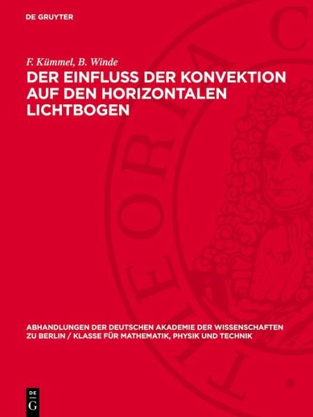 Der Einfluss der Konvektion auf den horizontalen Lichtbogen (eBook, PDF)