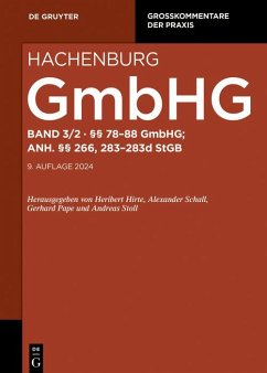 Cover §§ 78-88; Anh. §§ 266, 283-283d StGB (eBook, ePUB)