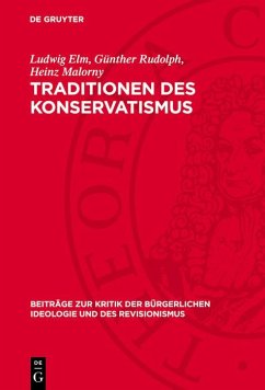 Cover Traditionen des Konservatismus (eBook, PDF)