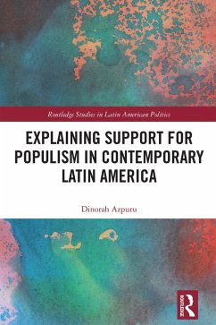 Cover Explaining Support for Populism in Contemporary Latin America (eBook, PDF)