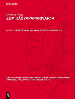Cover Verdeutschung des sanskrit-tibetischen Textes (eBook, PDF)