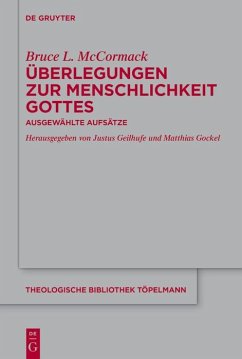 Cover Überlegungen zur Menschlichkeit Gottes (eBook, PDF)
