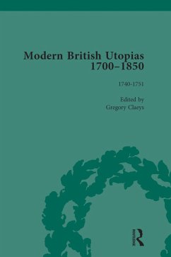 Modern British Utopias, 1700-1850 Vol 2 (eBook, PDF) - Claeys, Gregory