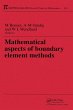 Mathematical Aspects of Boundary... - Bild 1
