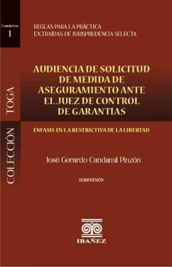 Cover Audiencia de solicitud de medida de aseguramiento ante el juez de control de garantías (eBook, PDF)