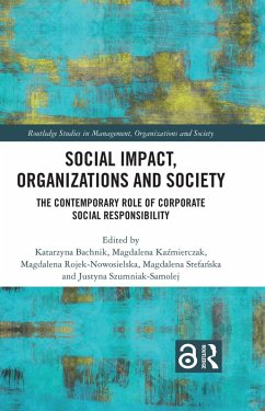 Cover Social Impact, Organizations and Society (eBook, ePUB)
