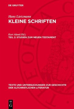 Studien zum Neuen Testament (eBook, PDF)
